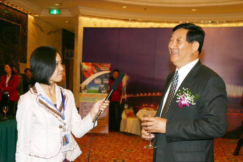 中国国际海运网记者专访与会贵宾