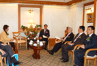Mr. Xia Deren, mayor of Dalian, meets VIP guests