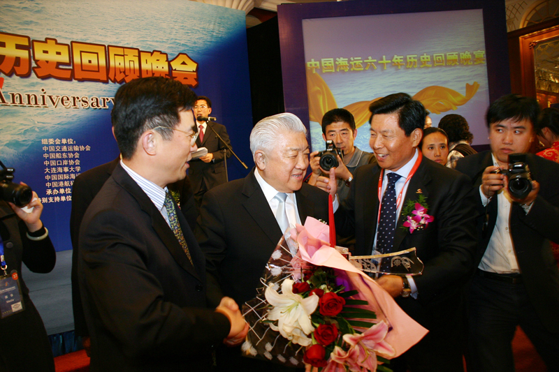 钱永昌老部长成为中国海运60年特别贡献人物