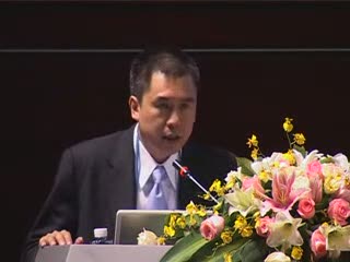 美国运输与物流协会中国首席代表谭润忠发表演讲