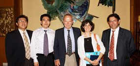 2007年国际海运网CEO康树春会见法国勒阿弗尔市市长