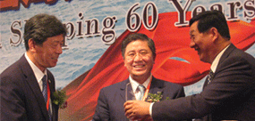 2008年“中国海运60年青史人物”晚宴现场，图为 海运青史人物 孙家康